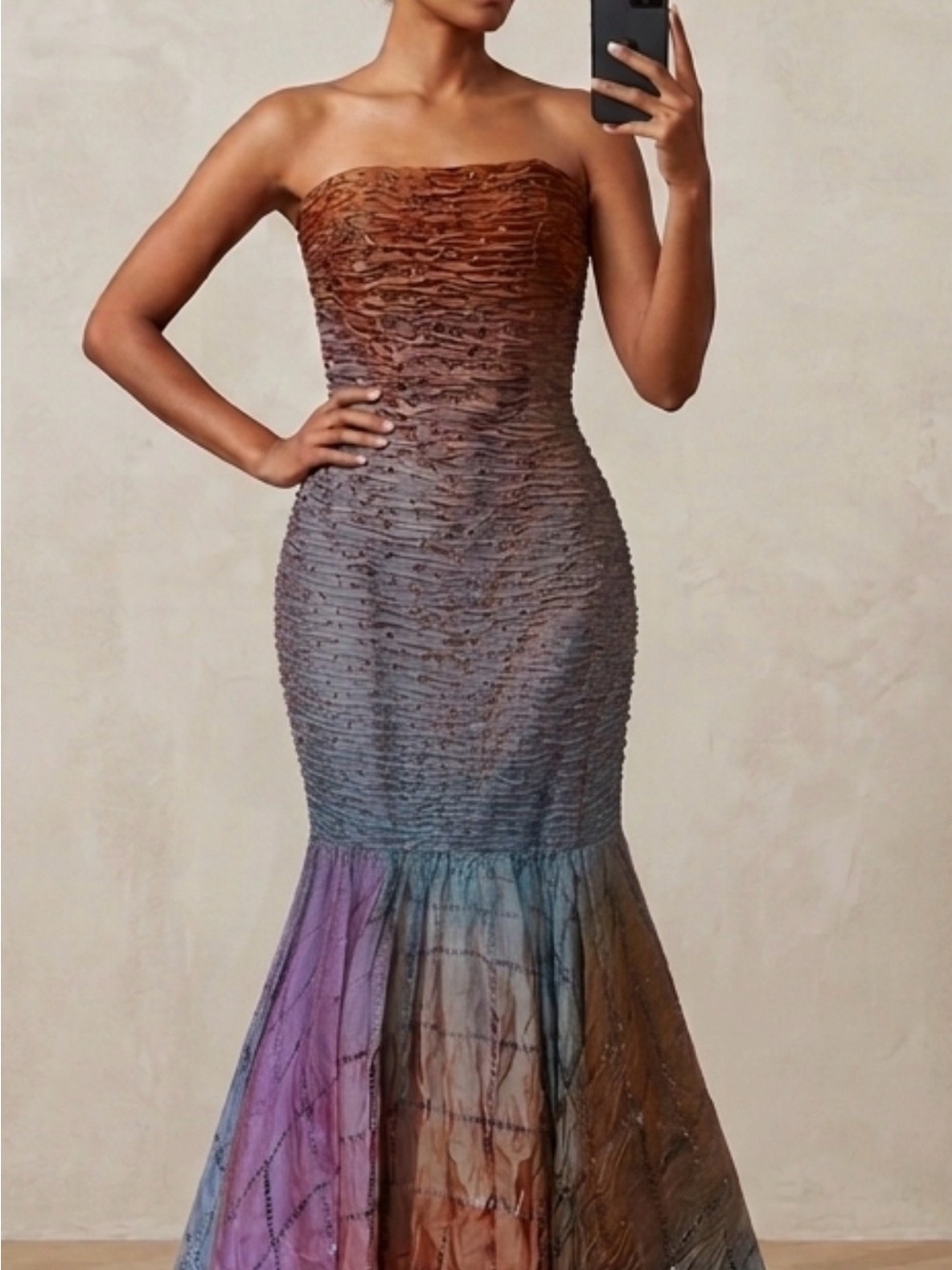 Vintage couture Patrica Rhodes formal Dress size 4